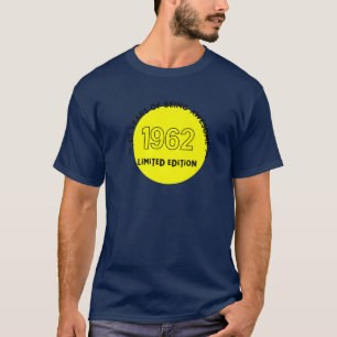 Limited Edition Born In 1962 T 60Th Birthday T-Shirt