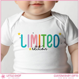 Limited Edition Custom Text Baby Bodysuit