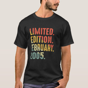Limited Edition February 2005 Birthday T-Shirt