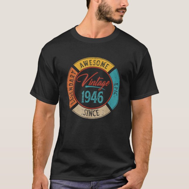 Limited Edition Gifts 80 Year Old Made in 1946 T-Shirt (Front)