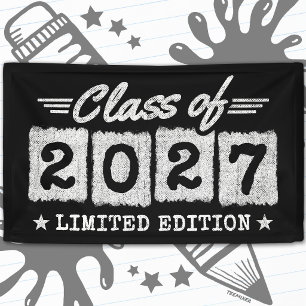 Limited Edition Graduation Senior Class of 2027 Banner