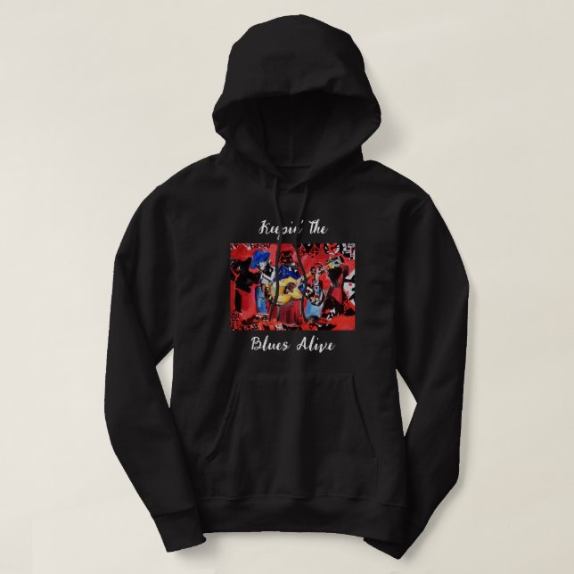 Limited Edition 'Keepin' The Blues Alive' Hoodie (Design Front)