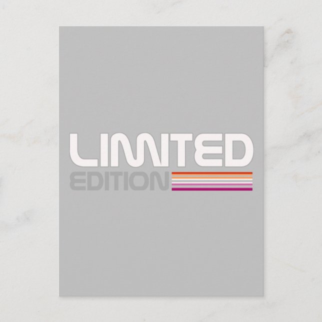 Limited Edition | Lesbian Pride postcard (Front)