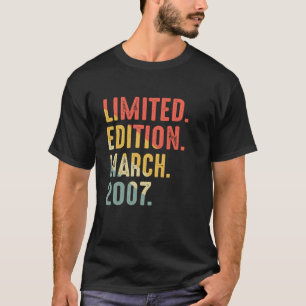 Limited Edition March 2007 Birthday T-Shirt