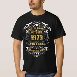 Limited Edition October 1973 Vintage All Original T-Shirt
