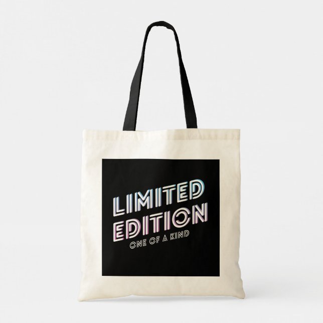 Limited Edition - One Of A Kind  T-Shirt Tote Bag (Back)