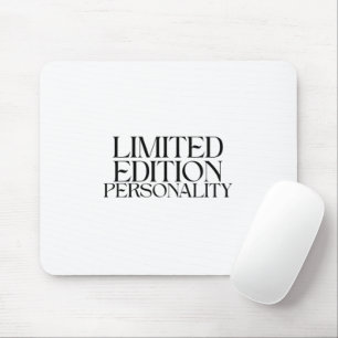 Limited Edition Personality Minimalist Typography Mouse Mat