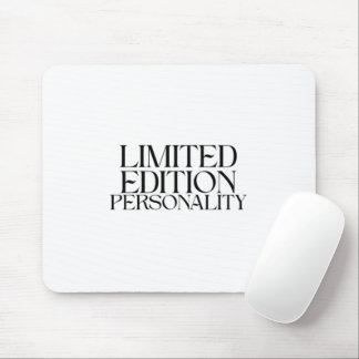 Limited Edition Personality Minimalist Typography Mouse Mat