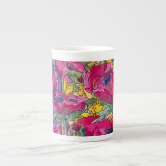 Limited Edition Porcelain Cup, artist Kim Brooks Bone China Mug