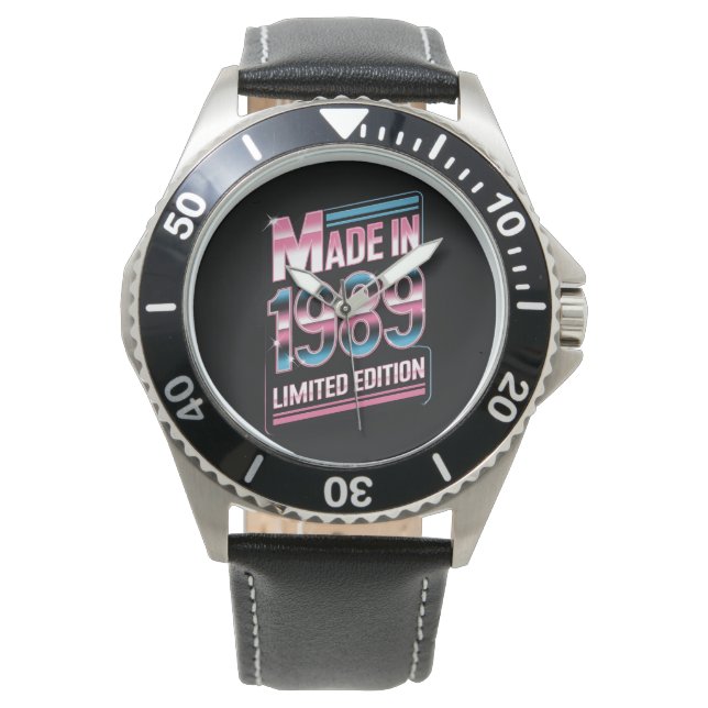 Limited Edition Retro 1989 Mens Watch (Front)