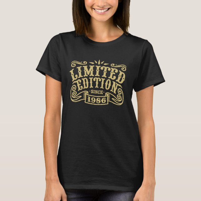 Limited Edition Since 1986 T-Shirt (Front)