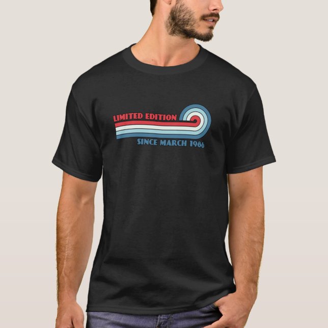 Limited Edition Since March 1986 T-Shirt (Front)