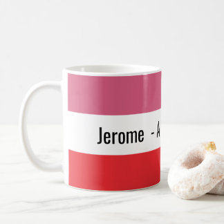 Limited Edition  Two Tone Personalised  Coffee Mug