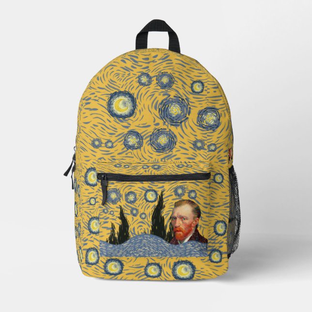 Limited Edition Van Gogh Starry Night Backpack (Front)