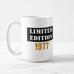 Limited edition vintage 1977 coffee mug