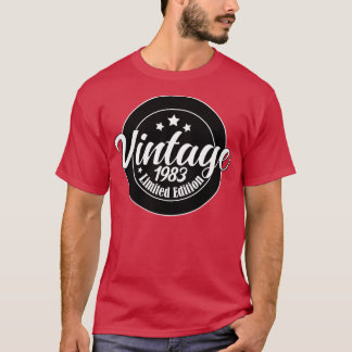 Limited Edition Vintage 1983 birthday 40th Birthda T-Shirt