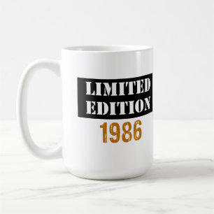 Limited edition vintage 1986 coffee mug