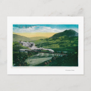 Limited Railroad near Horseshoe Curve Postcard