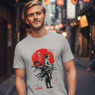 Limited Samurai Manga Legend Retro Unisex Tri-Blend Shirt