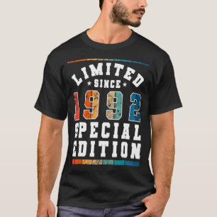 Limited Special Edition Vintage Since Born in 1992 T-Shirt