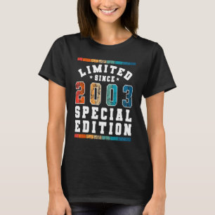 Limited Special Edition Vintage Since Born in 2003 T-Shirt