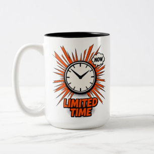 Limited Time Only Two-Tone Coffee Mug