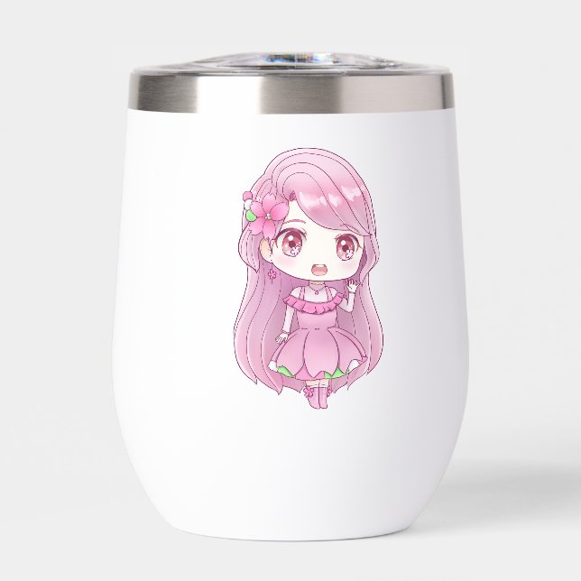 [Limited-time product] Sakura Mugi Water Bottle (Front)