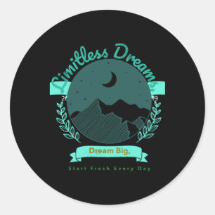 Limitless Dreams Classic Round Sticker