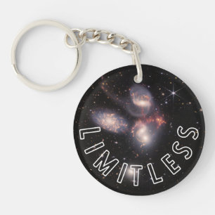 Limitless Inspirational Personalized 2-sided Key Ring