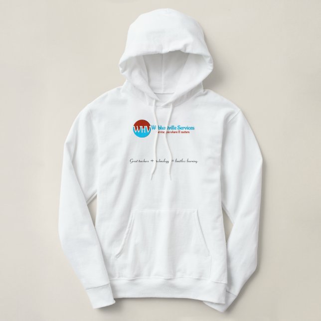 Limitless learning-Hooded sweat shirt for women (Design Front)