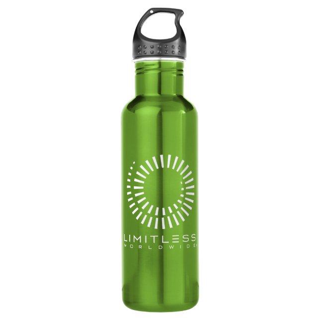 Limitless Logo Stainless Steel Water Bottle (Front)