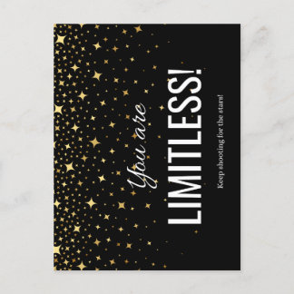 Limitless postcard (black)