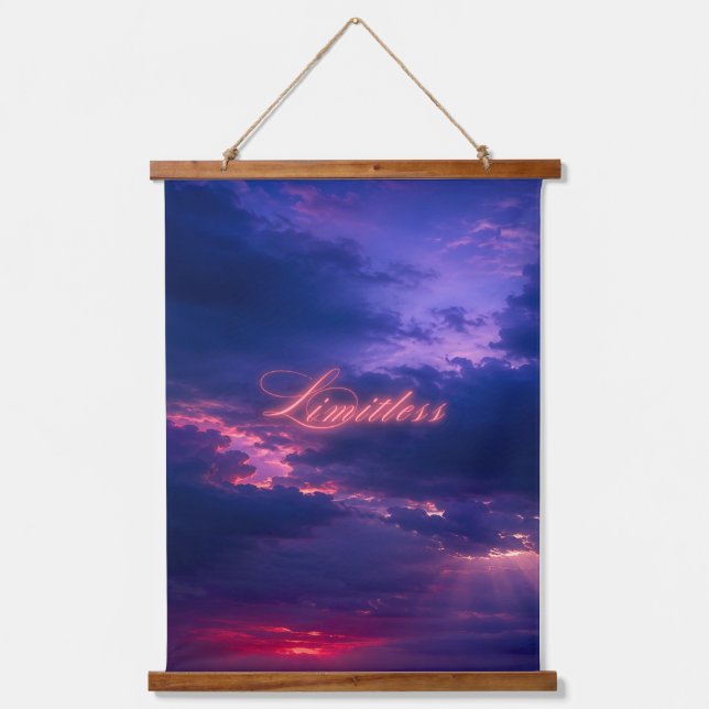 Limitless Sky - Deep Waters  Hanging Tapestry (Front)