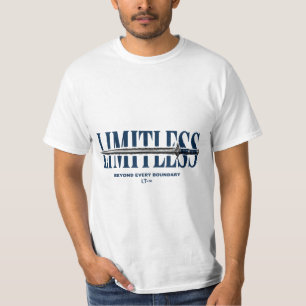 "Limitless" White Motivational Men's T-Shirt