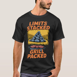 Limits Stacked Grill Packed Dove Hunting Hunter Da T-Shirt