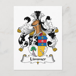 Limmer Family Crest Postcard