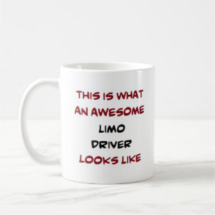 limo driver, awesome coffee mug