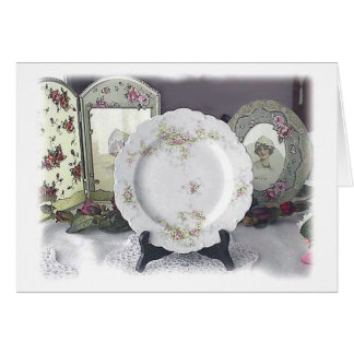 Limoges and Pink Roses