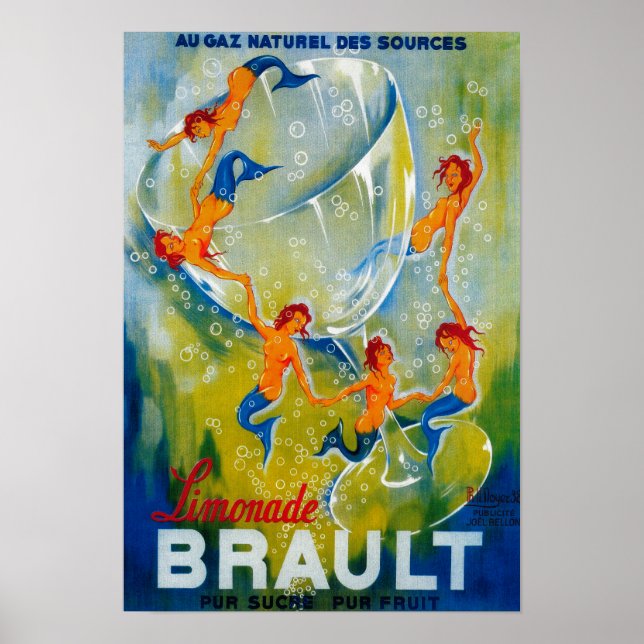 Limonade Brault Vintage PosterEurope Poster (Front)