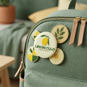Limoncello 6 Cm Round Badge