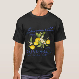 Limoncello Amalfi Coast Lemons Summer Italy Gift  T-Shirt