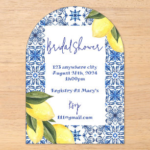 LIMONCELLO BRIDAL SHOWER INVITATION