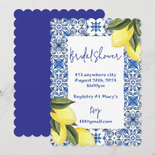 LIMONCELLO BRIDAL SHOWER INVITATION