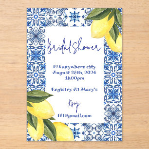 LIMONCELLO BRIDAL SHOWER INVITATION