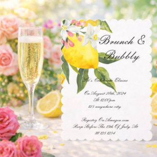 LIMONCELLO BRIDAL SHOWER INVITATION