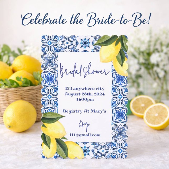 LIMONCELLO BRIDAL SHOWER INVITATION (Creator Uploaded)