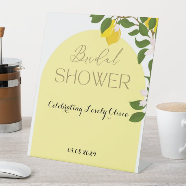 LIMONCELLO BRIDAL SHOWER WELCOME SIGN (In SItu)