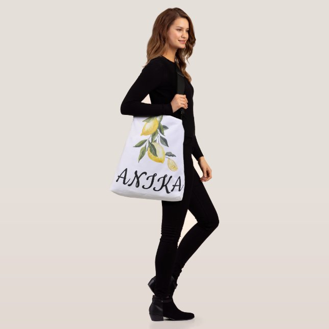 LIMONCELLO CUSTOM NAME Tote (On Model)