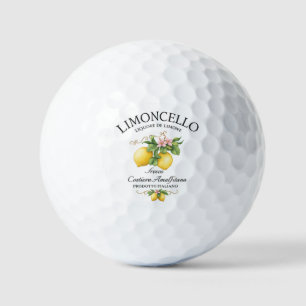 Limoncello Italy Amalfi Coast Golf Balls