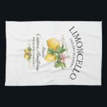 Limoncello Italy Amalfi Coast Tea Towel<br><div class="desc">Limoncello Italy Amalfi Coast Kitchen Towel</div>